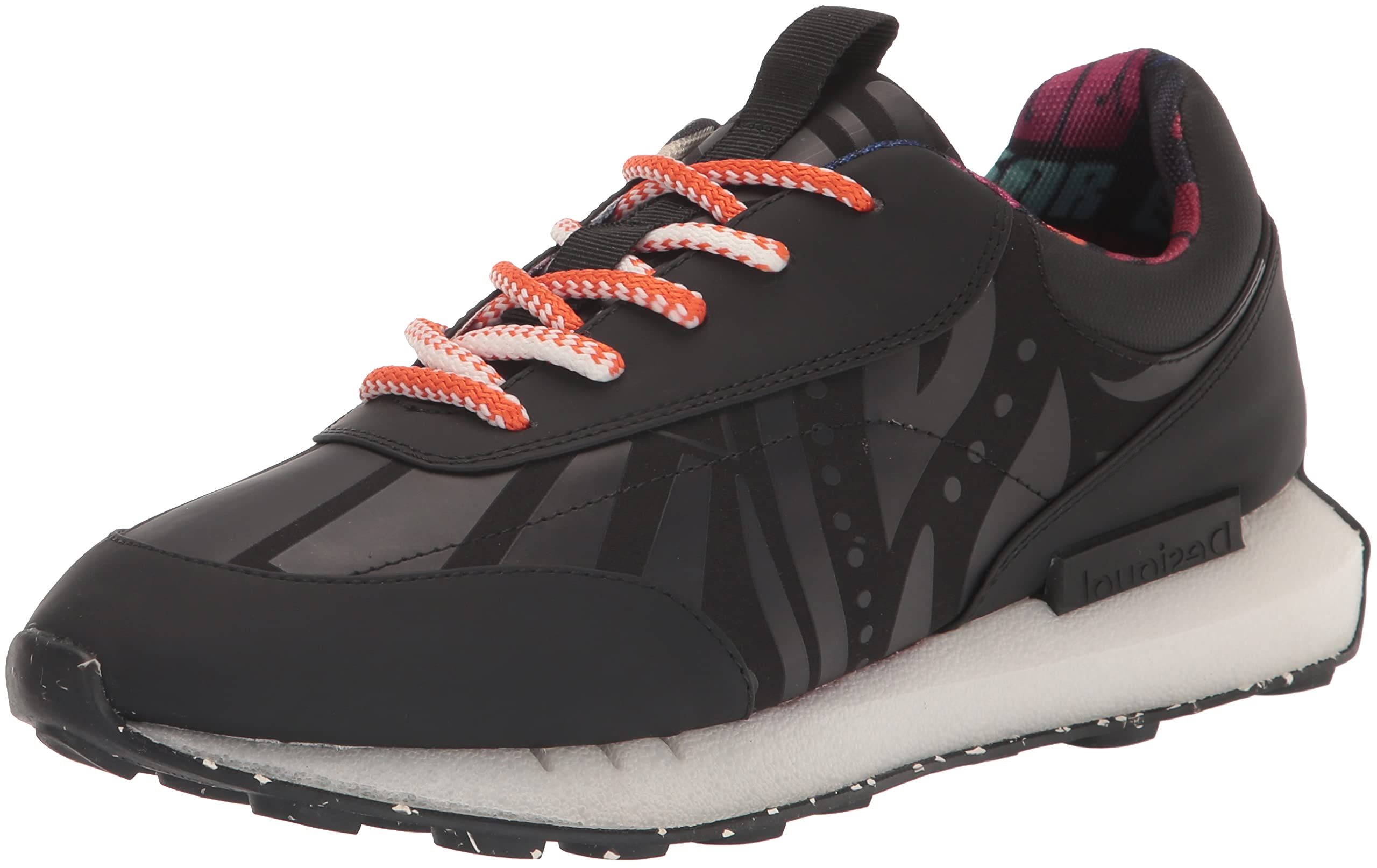 Desigual Mujer Negro Shoes_jogger_retro 2000 Black, Zapatillas 41 Eu