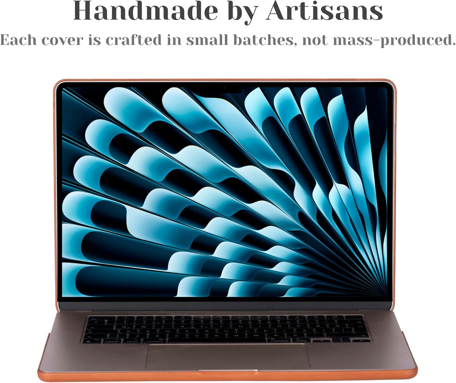 BLACKBROOK Premium Full Grain Leather Hardshell Case for Apple MacBook Pro 16", Butler Top and Bottom Leather Shells for Protection (Tan, MacBook Pro 16")