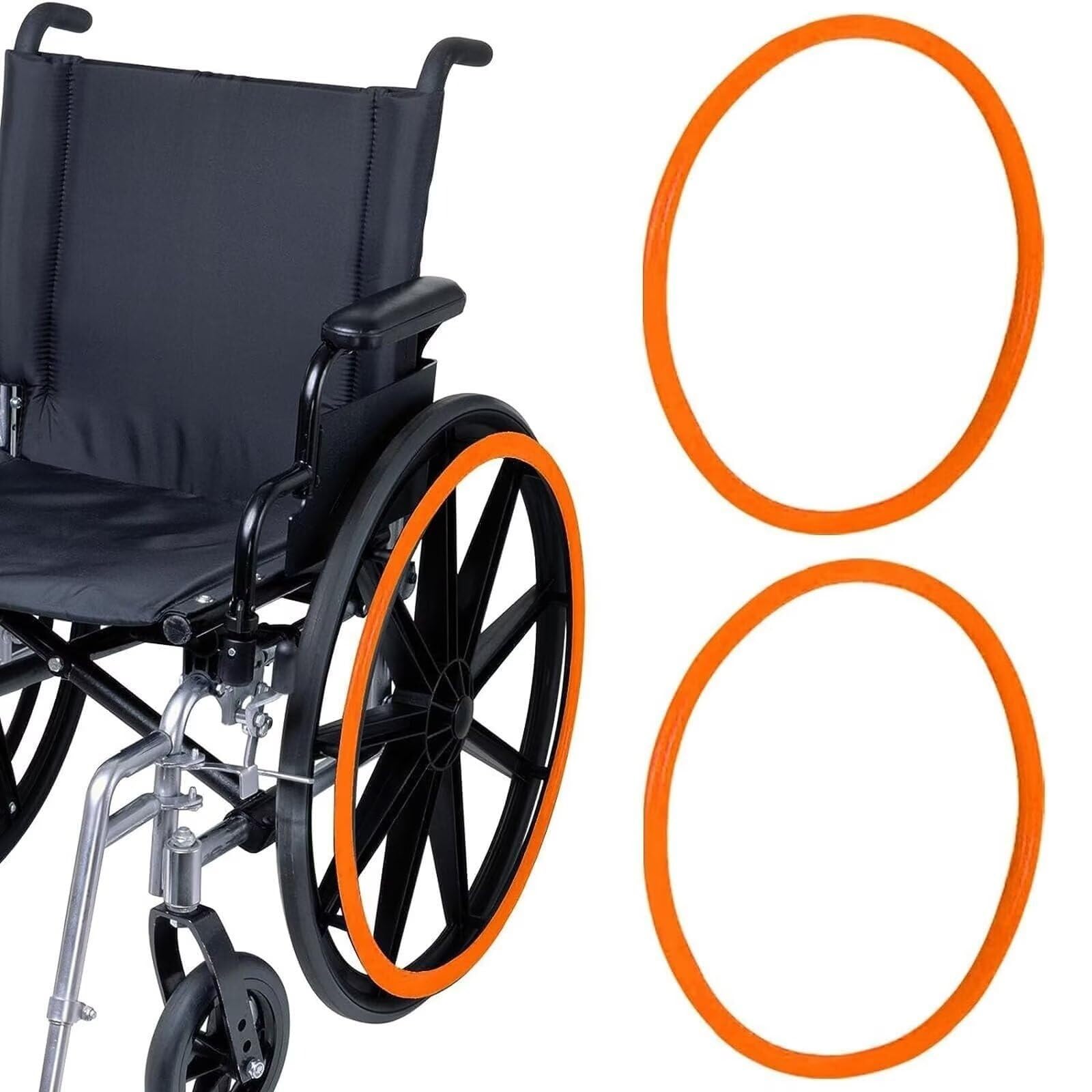 Fundas for llantas de silla de ruedas, funda for silla de ruedas deportiva con rueda trasera de 24 pulgadas, funda antideslizante for llantas de silla de ruedas, accesorios for sillas de ruedas, 1 par