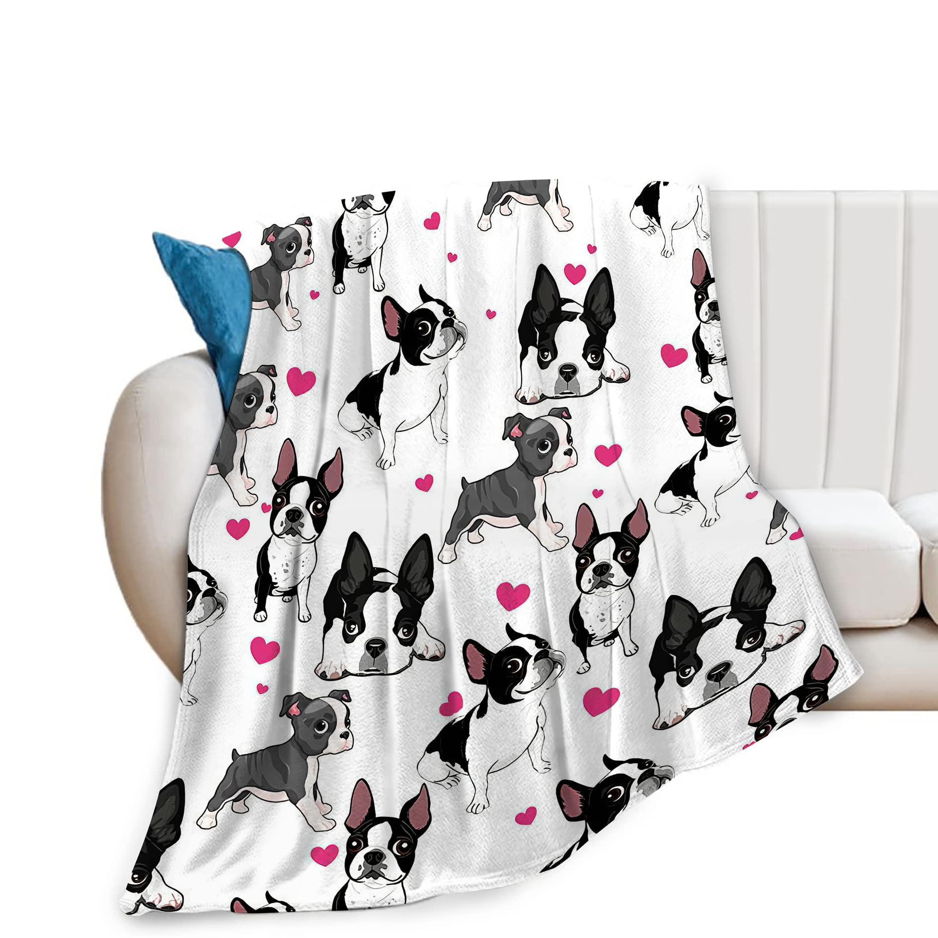 Vibe French Bulldog Quilted Blanket NCU0DK276