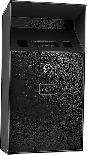 ZhouDaShu Montaje en la pared al aire libre de cigarrillos receptical, extremo de cigarrillo puede para exteriores, eliminación de cigarrillos al