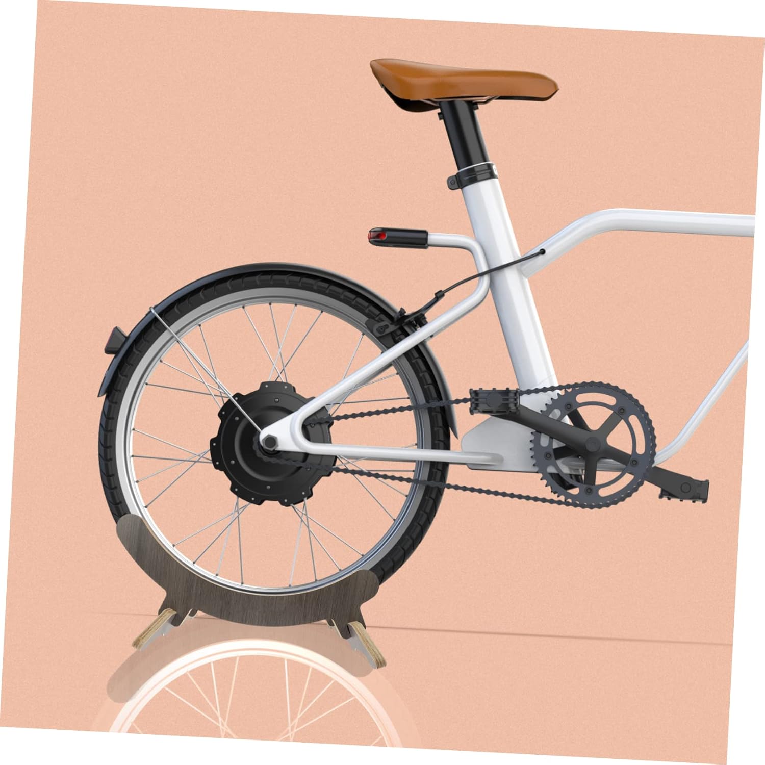 Bike Kickstand Durable Wooden Side Bracket for Bike Stand Rear Bike Holder