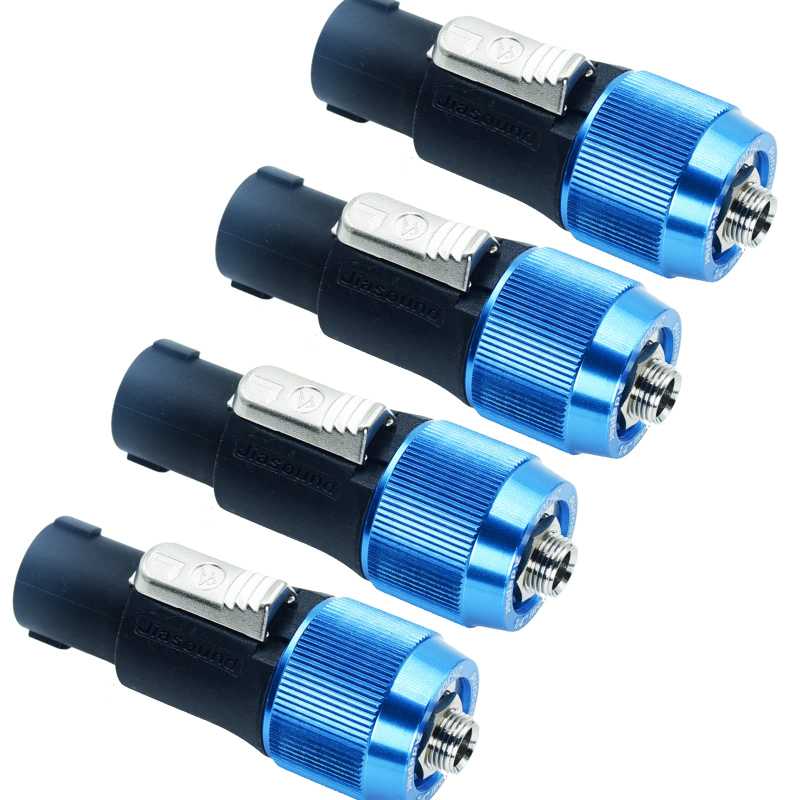 Speakon to 1/4 Adapter na4ljx Connector Upgraded 1/4" inch ts Jack Female to NL4FC Male Converter are for Converting Cable to NL4FC Plug for pa dj