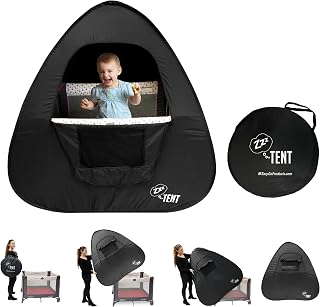 EasyGoProducts EGP ZZZ Play & Crib Sleeping Cover Instant Tent – Compatible with Pack ‘n Play, Baby Bjorn & Lotus Travel Crib – New Improved - Patented