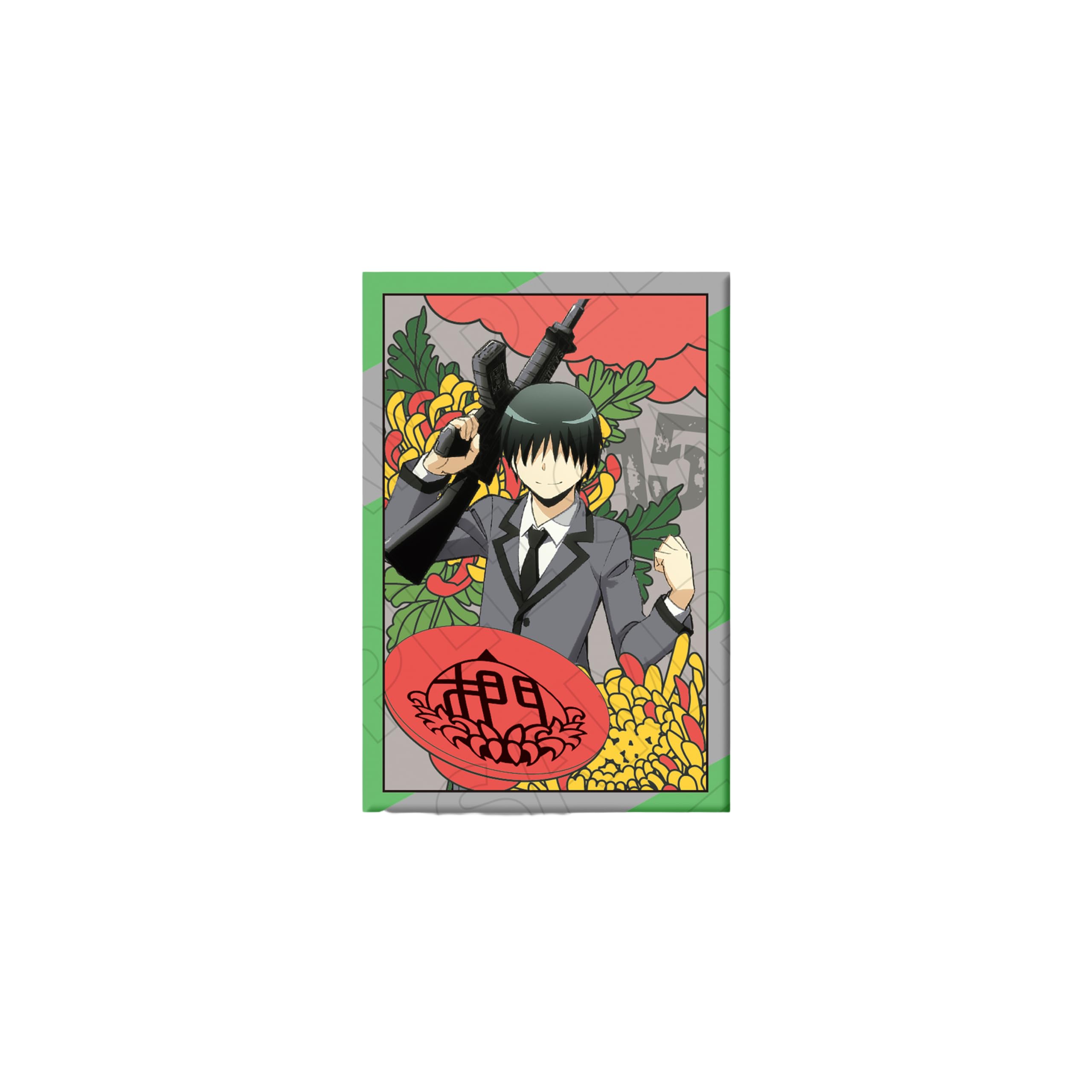 Amazon.co.jp: 暗殺教室 千葉龍之介 長方形缶バッジ : おもちゃ