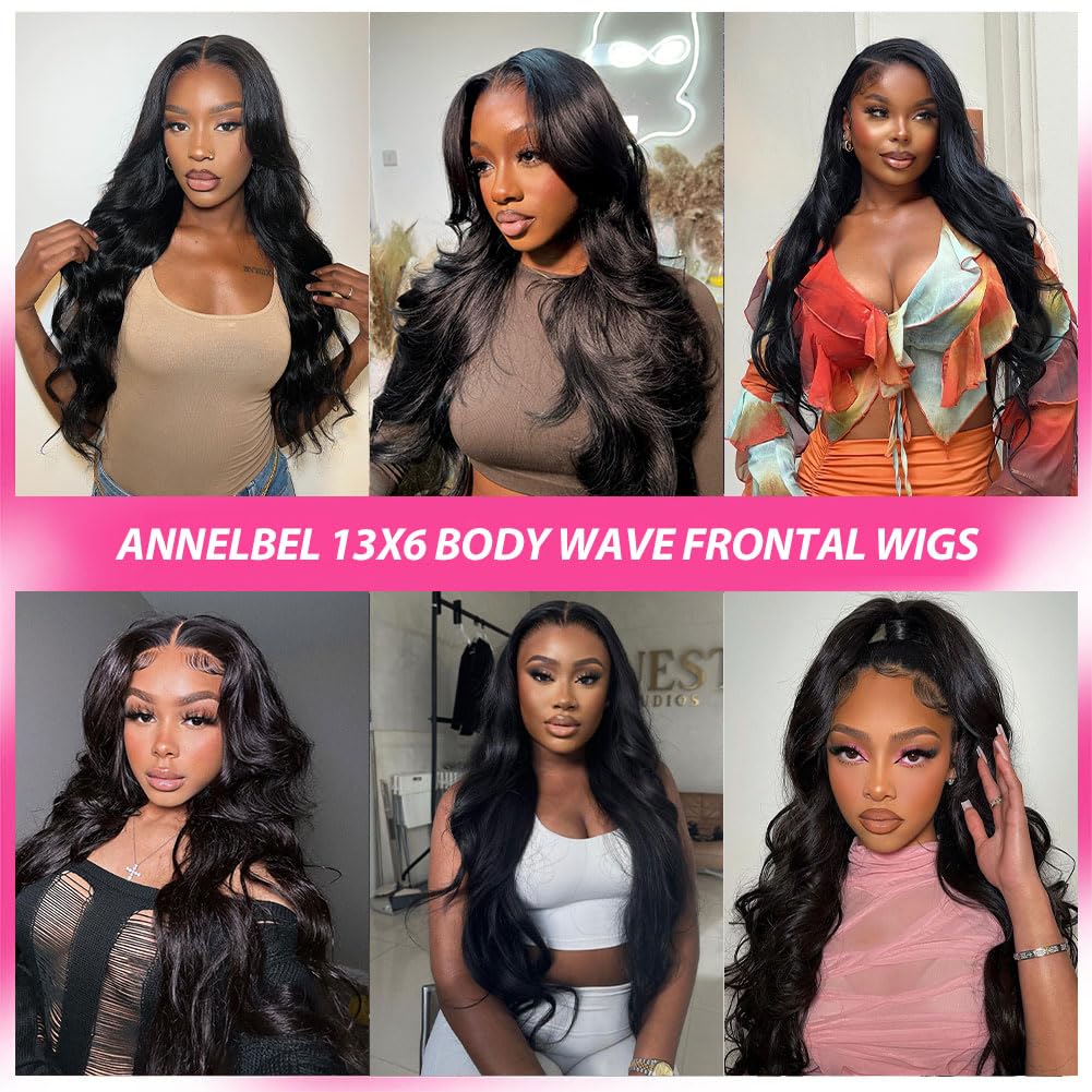 Amazon.com : ANNELBEL 250% Density 30 Inch 13x6 Lace Front  display picture 2