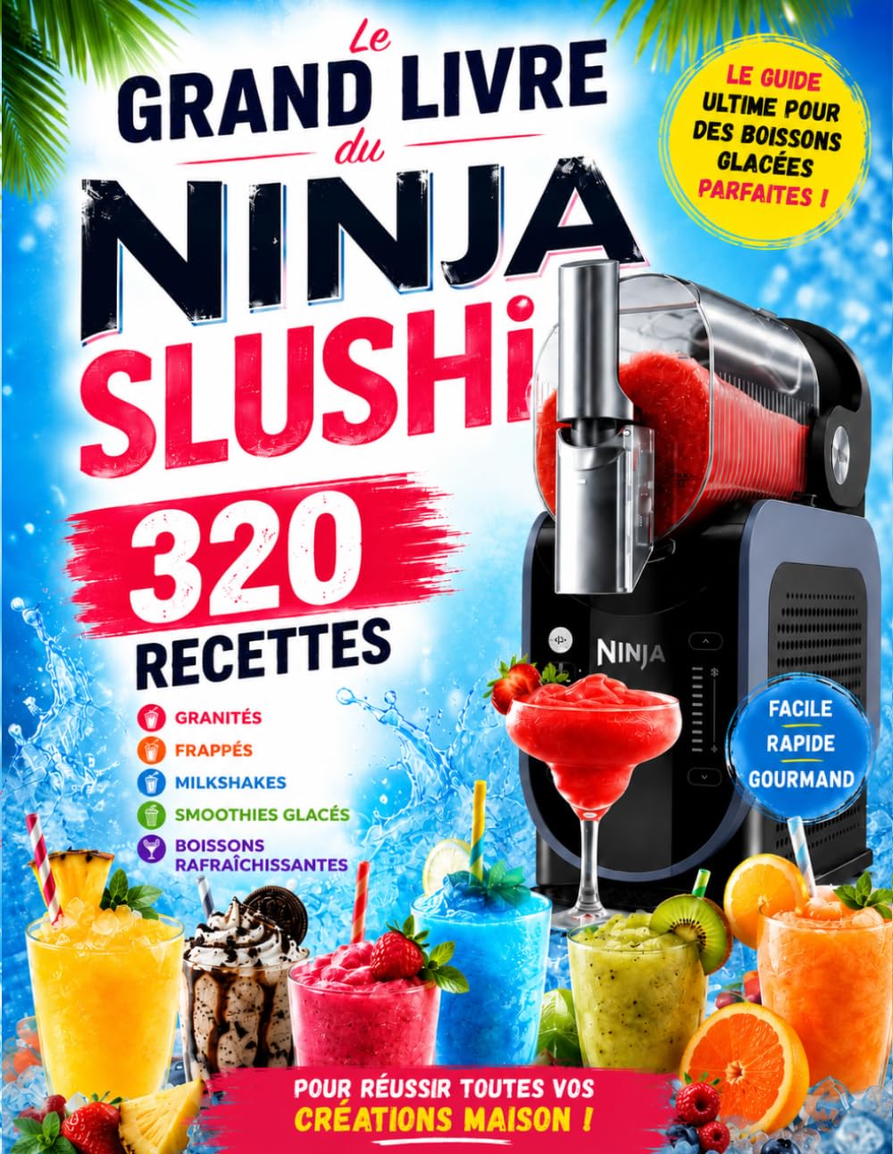 Le Grand Livre du Ninja SLUSHi : 320 recettes de granités, frappés, milkshakes, smoothies glacés et boissons maison rafraîchissantes