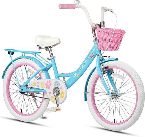 Miniatura 18 de Glerc Maggie Girls Bike, 12-20 Inch Kids Bike for 2-13 Years Old Children, Princess Style Kids Bicycle with Doll-Seat & Basket & Training Wheels,