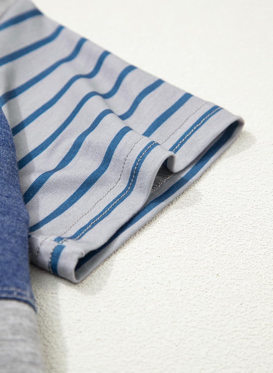 blibean Tween Girls Summer Shirts Short Sleeve Color Block Tops Size 6-15 Years - Image 8