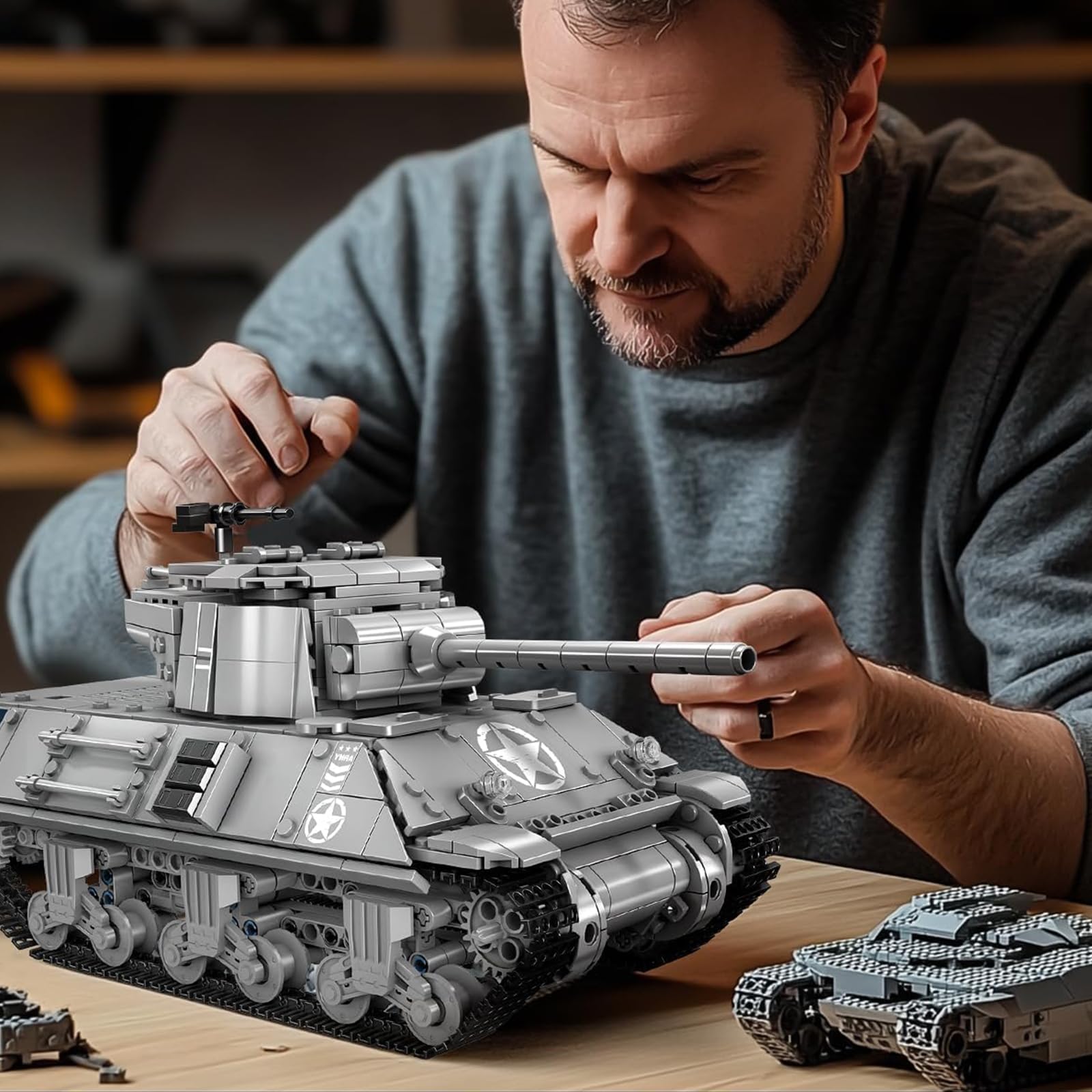 Amazon.com: Mould King M36 Tank Destroyer Building Kit, RC Control