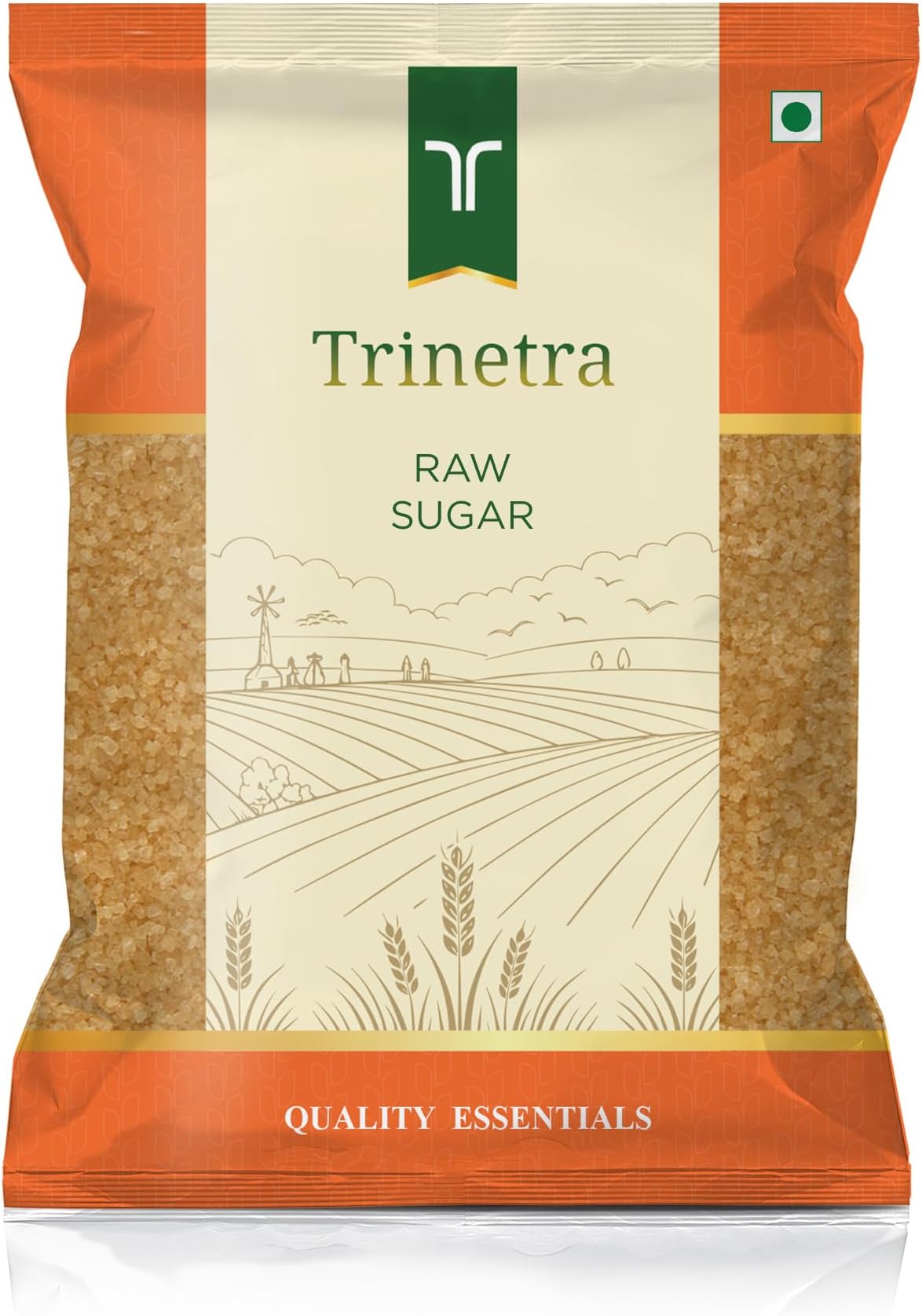 Trinetra Desi Khand (Raw Sugar/Khandsari) | Unrefined & Healthier Alternative | 500 g