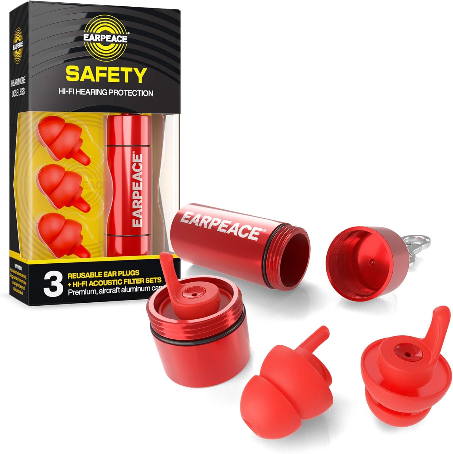 EarPeace "Petite" Safety Ear Plugs For Smaller Ear Canals