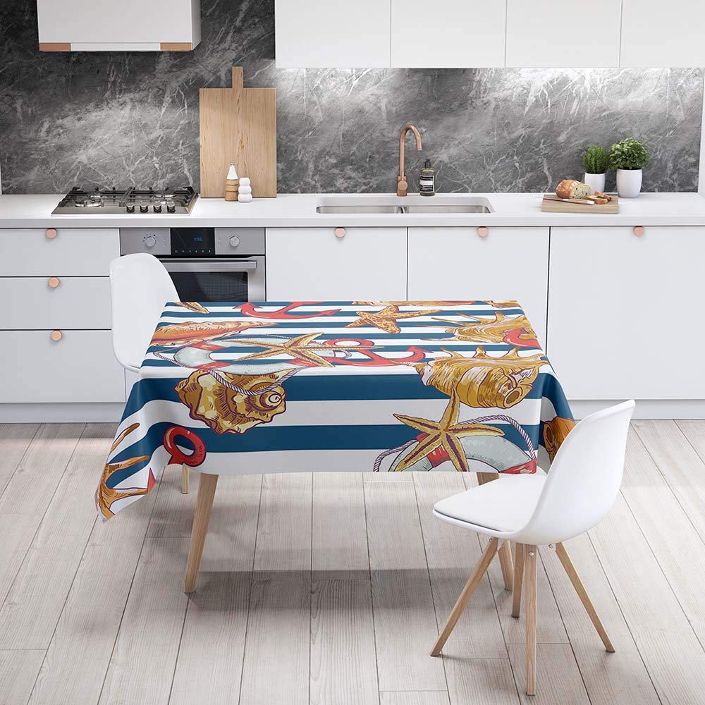 Tovaglia Rettangolare Antimacchia, DOTBUY Impermeabile Tovaglie Antivegetativa Antipolvere Interno ed Esterno Copritavolo Decorativa Matrimonio Alberghi Cucina (Girasole Giallo,140x140cm