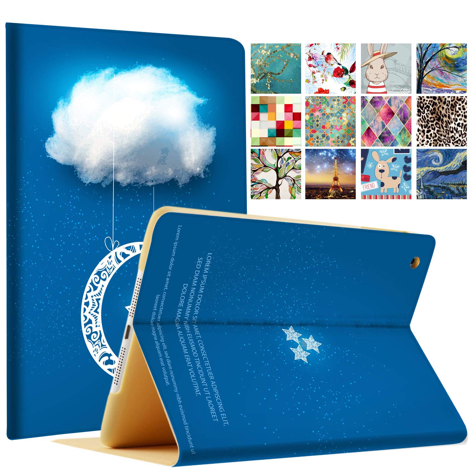 DuraSafe Cases for iPad PRO 11 Inch 1st [ PRO 11 2018 1 Gen ] A1980 A1934 A2013 A1979 MTXN2HN/A MTXP2HN/A MTXR2HN/A Printed Folio Magnetic Smart Protective Sleek & Classic Design Cover - Moon & Star (B07R4J3GKL) Amazon Price History, Amazon Price Tracker