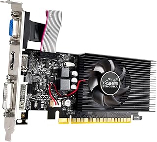 placa de vídeo,mewmewcat GT730 Placa Gráfica 4GB/GDDR3/128bit Memória 700MHz Core Frequency Compatível com VGA+DVI+HDMI Ports for Office Game,placa de vídeo