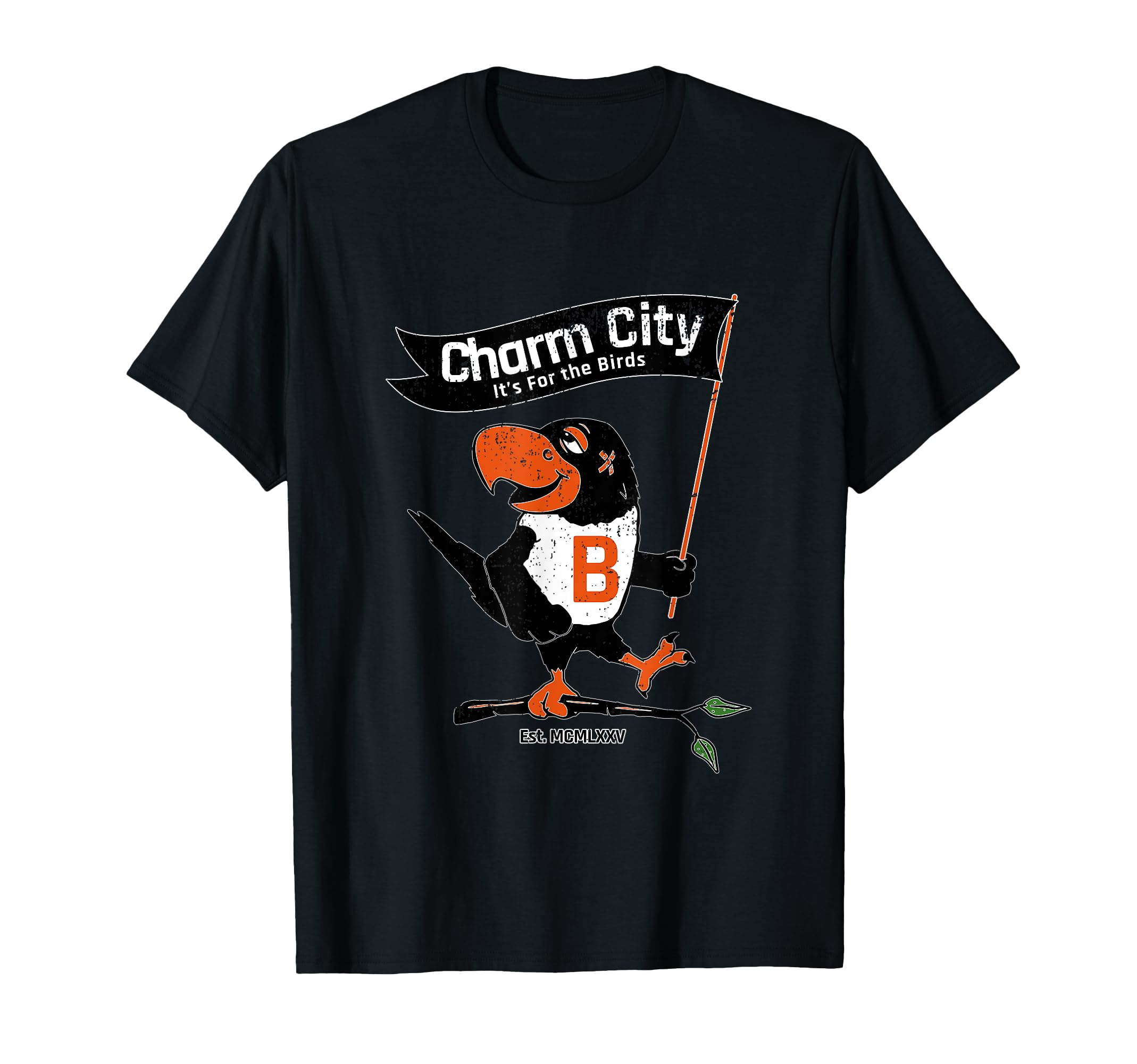 Baltimore Birds Maryland Charm City Pride Novelty tee T-Shirt