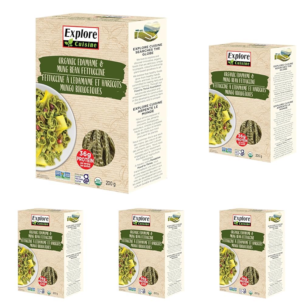 Explore Cuisine Edamame Spaghetti, Organic, 200g (Pack of 1) — view 3