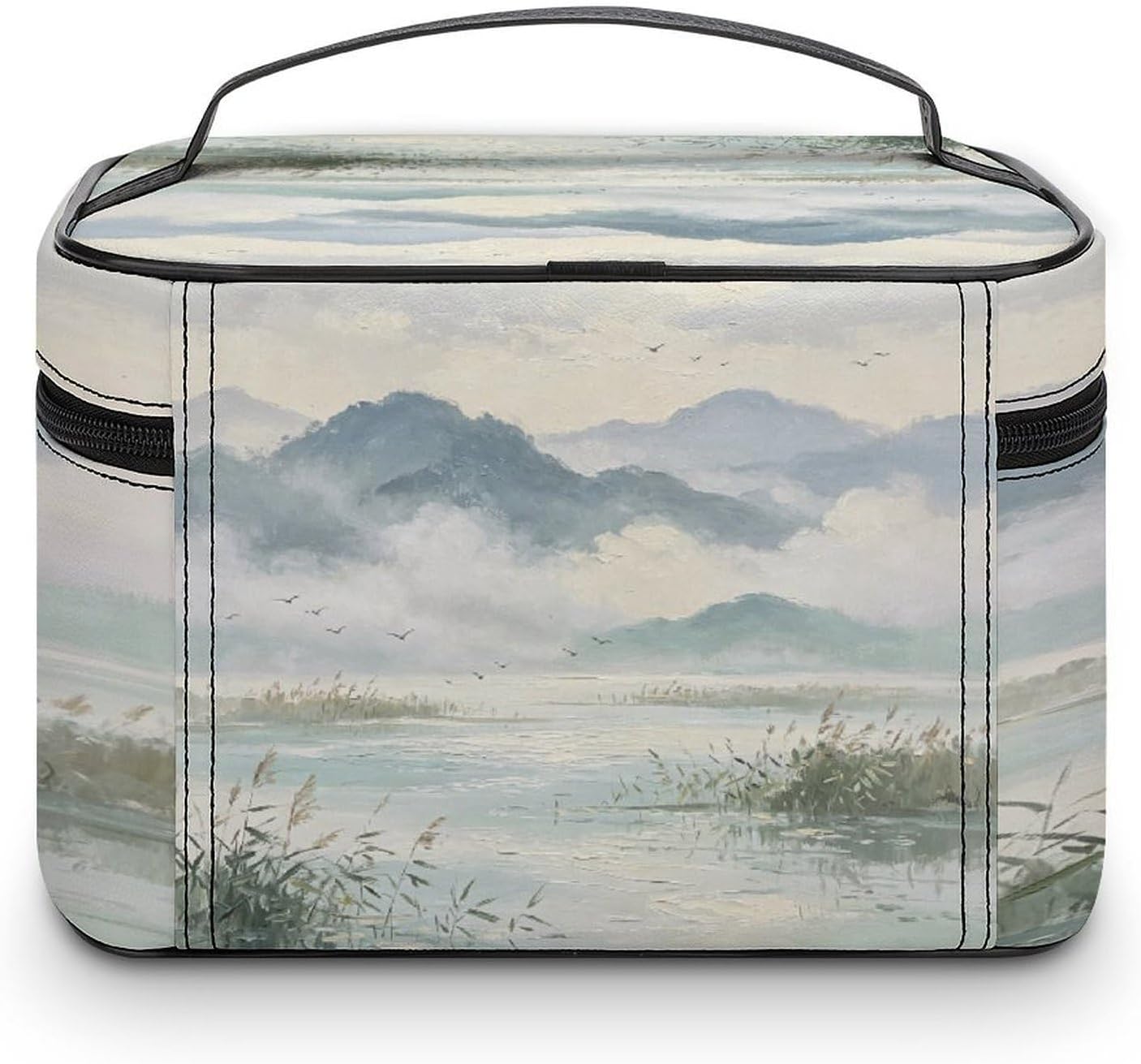 Distant Mountains Travel Makeup Bag Cosmetic Bag Toiletry Bags image 3