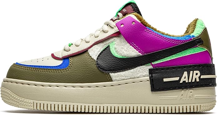 Nike Women's Shoes Air Force 1 Shadow SE Cactus Flower CT1985-500 | Fashion  Sneakers - Amazon.com