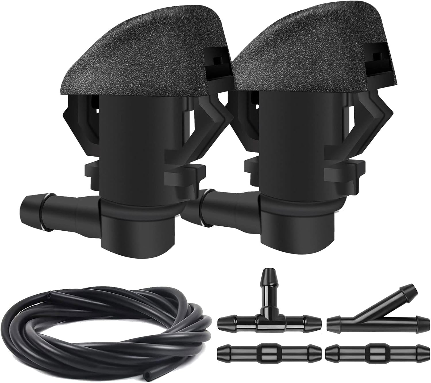 Windshield Washer Nozzles Kit, Front Windshield Washer
