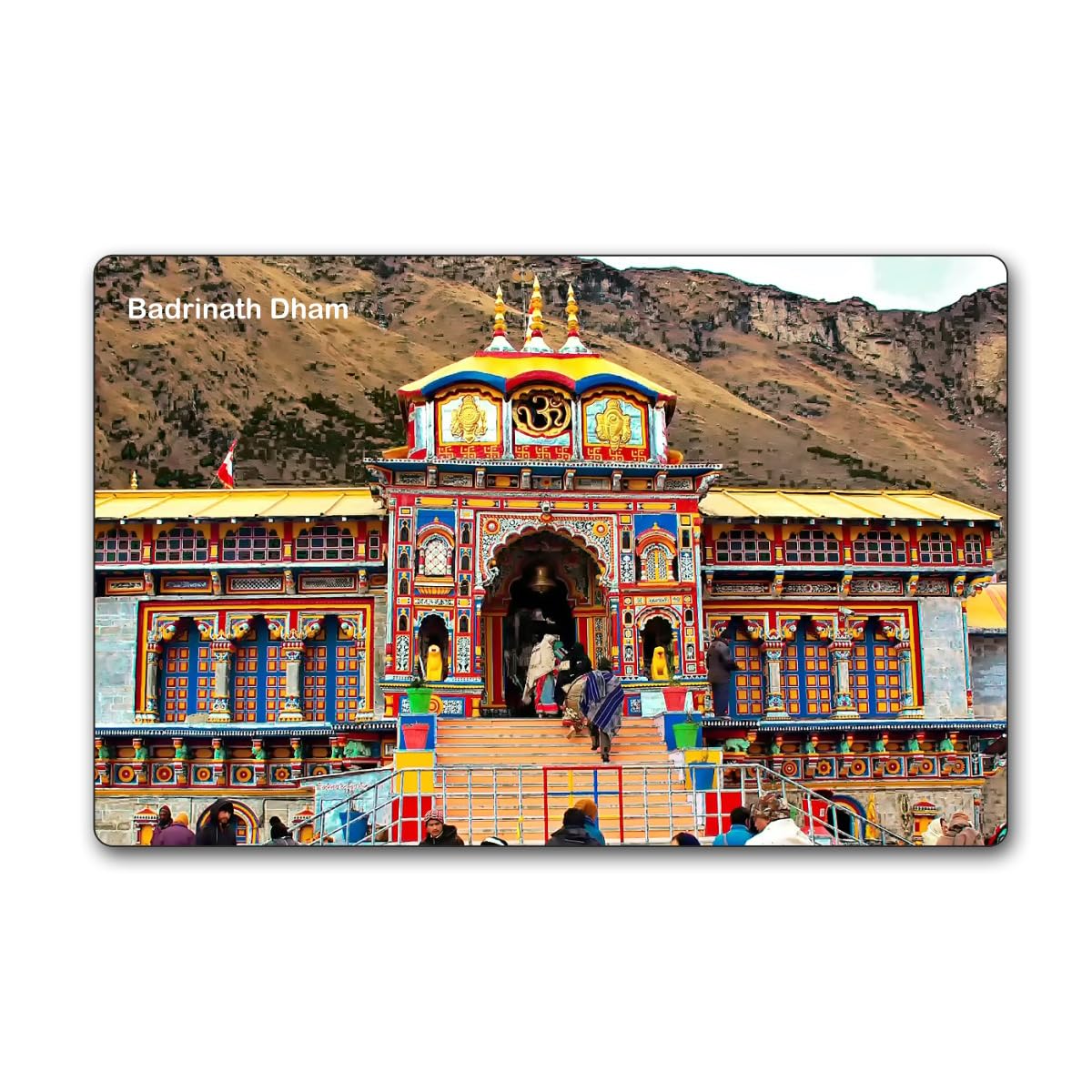 A One Badrinath Dham Fridge Magnet | Fridge Magnets Refrigerator Stylish | Fridge Magnet