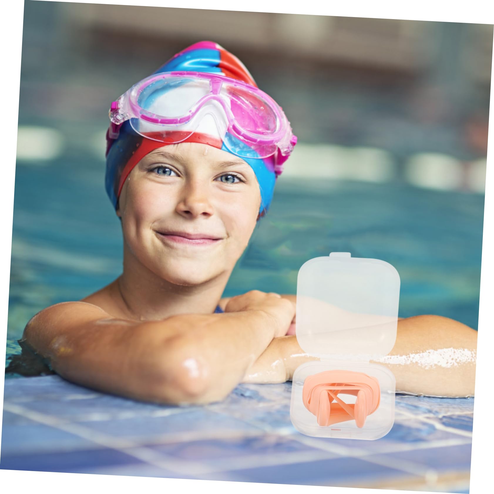 Sosoport STK elastisches Band Stretch Band nasenschutz strechguertel Schwimmzubehör wasserabdichtungen Waterproof Stretch bänder Sport Nasenschiene Spielzeug Nasenklammer Kind Nasenpads