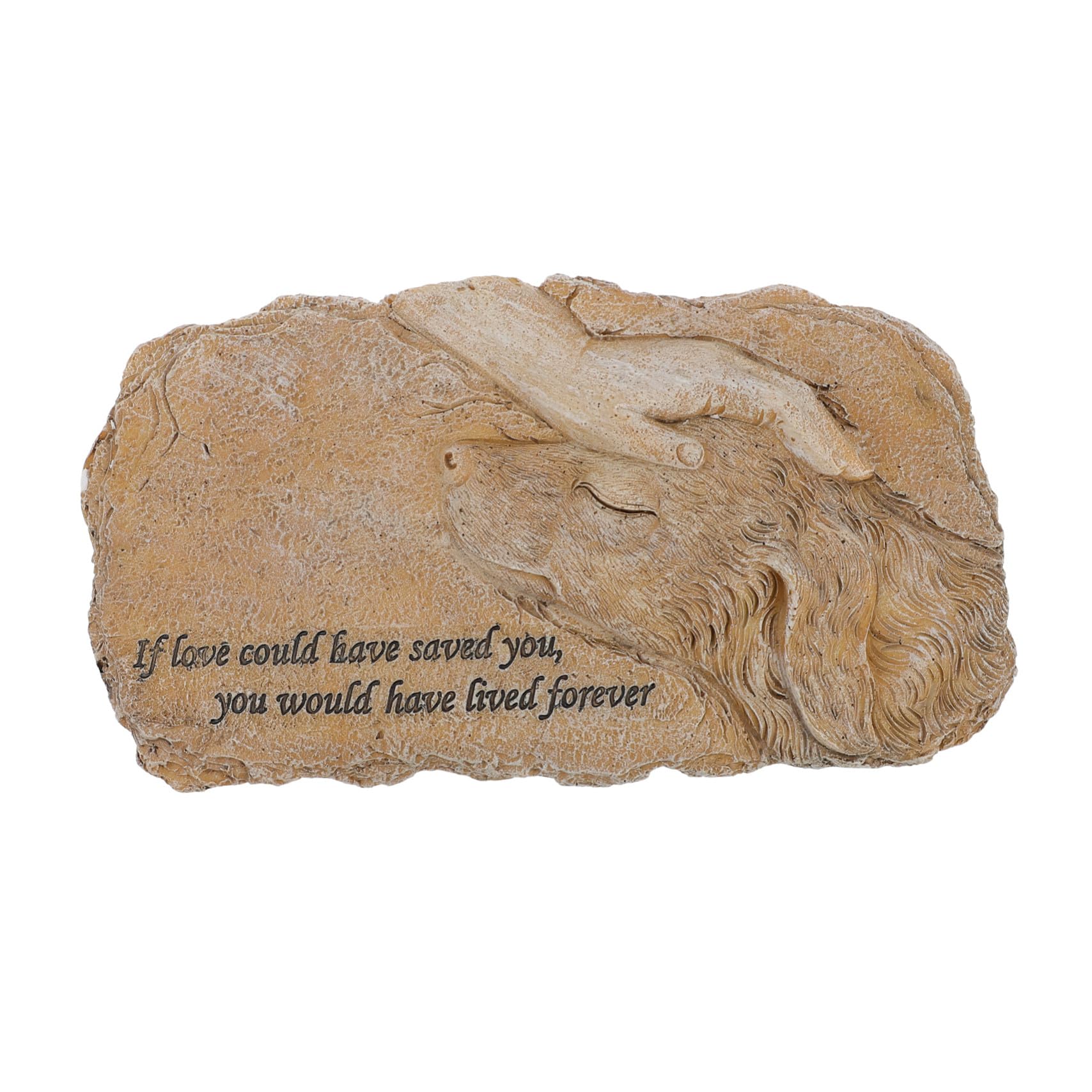 Pierre tombale pour chien en résine | Statuette commémorative animaux SHINEOFI