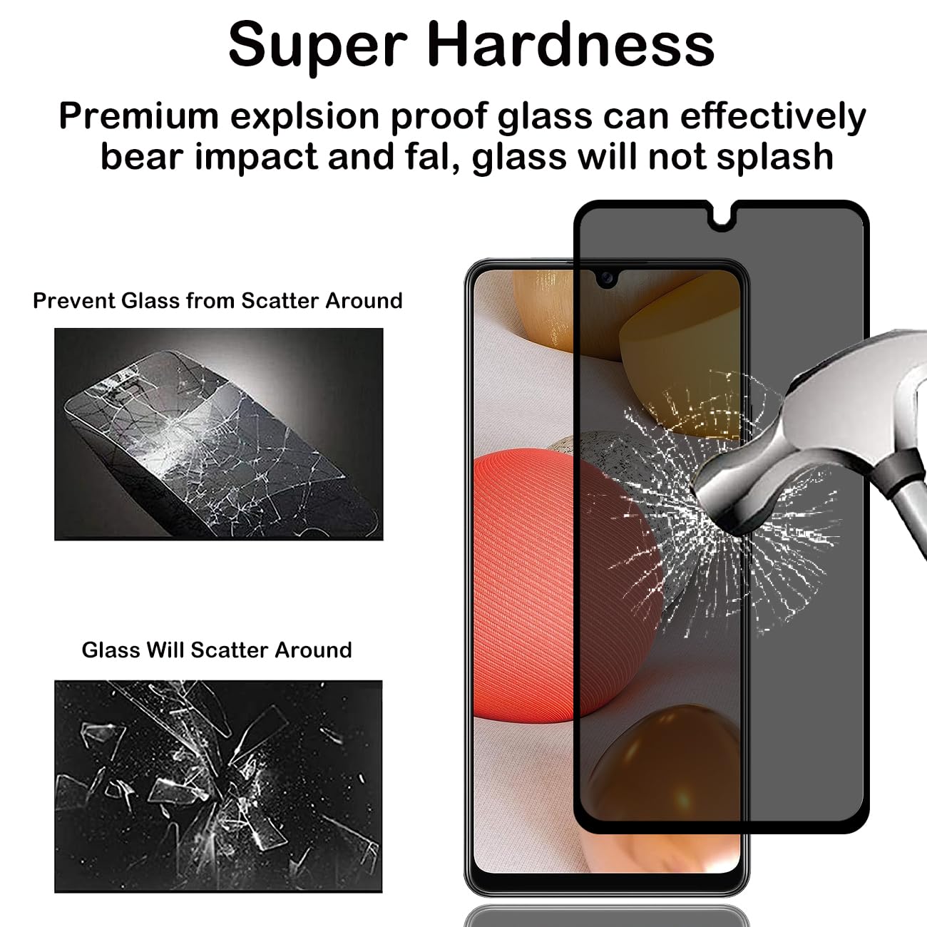 Pellicola Salvaschermo In Vetro Temperato Per Samsung Galaxy A42 5g 260982p