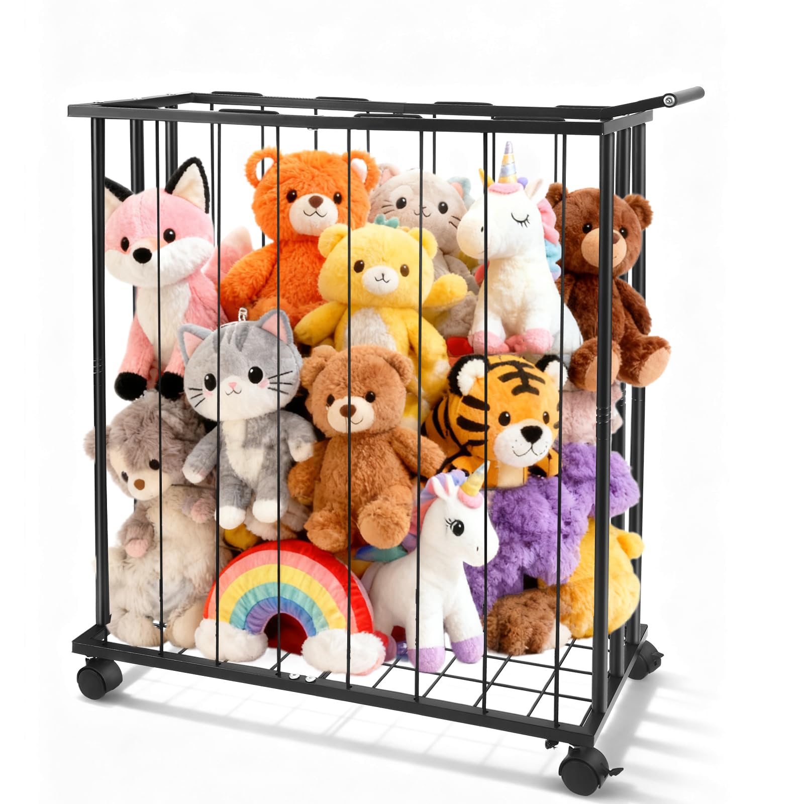 Muebles para habitación de niños y organizador de juguetes grandes de metal