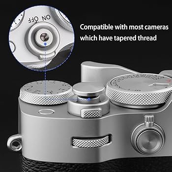 Amazon | Haoge SRB-DS 金属製カメラシャッターボタン レリーズボタン