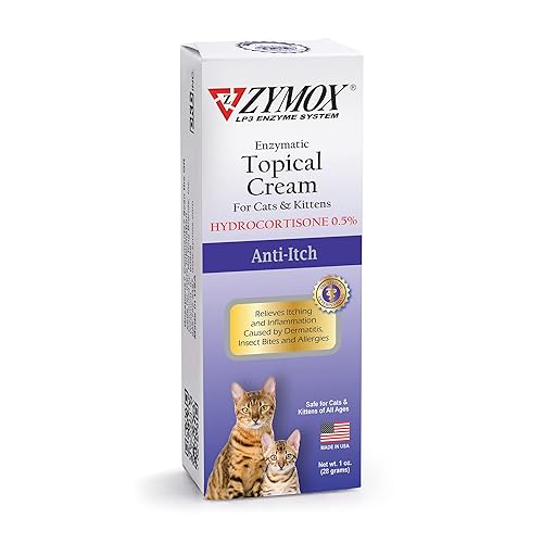 Zymox Cat & Kitten Topical Cream w/ .5% hydrocortisone -