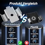 EVRBUL Improved Stainless Steel Parking Brake Cable Clip Holder Parking Brake Cable Clip Holder with 2 Rubber Hoses, Compatible with BMW 1 Series F20/F21, 2 Series F22/F23, 3 Series F30/F31, 4 Series - 3