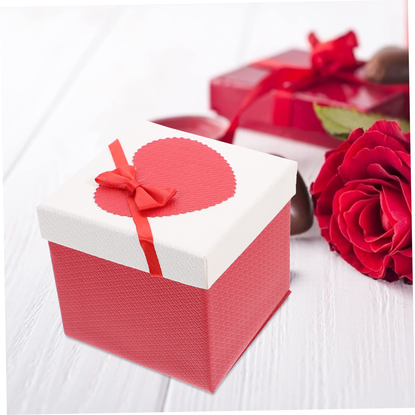SOLUSTRE 6stücke Geschenkschachteln Mit Deckel Verpackung Für Hochzeiten Geburtstagsfeiern Und Feiertage Für Hochzeitsgeschenke Und Party Rot
