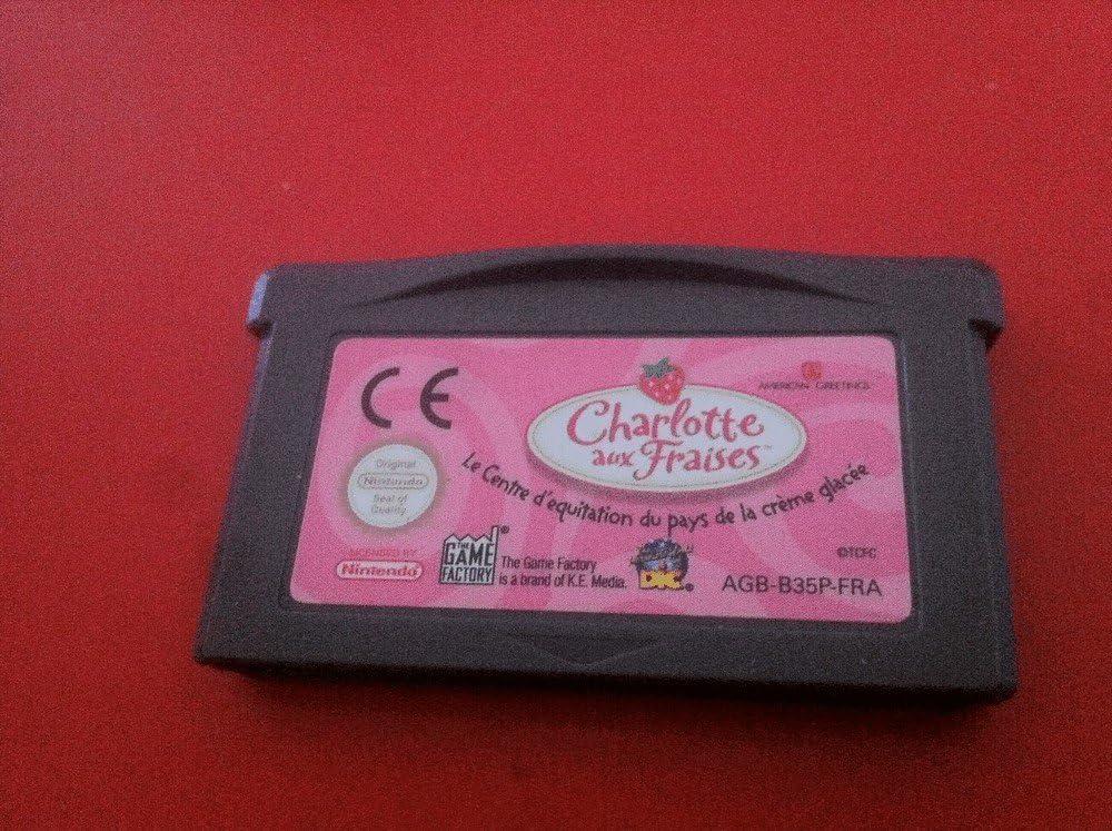 GameBoy Advance Strawberry Shortcake Ice Cream Island Riding Camp