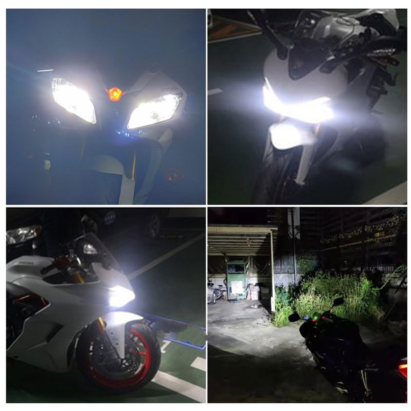Phare Moto LED Ampoules Phares LED H11 H8 pour Ducati Phare Antibrouillard