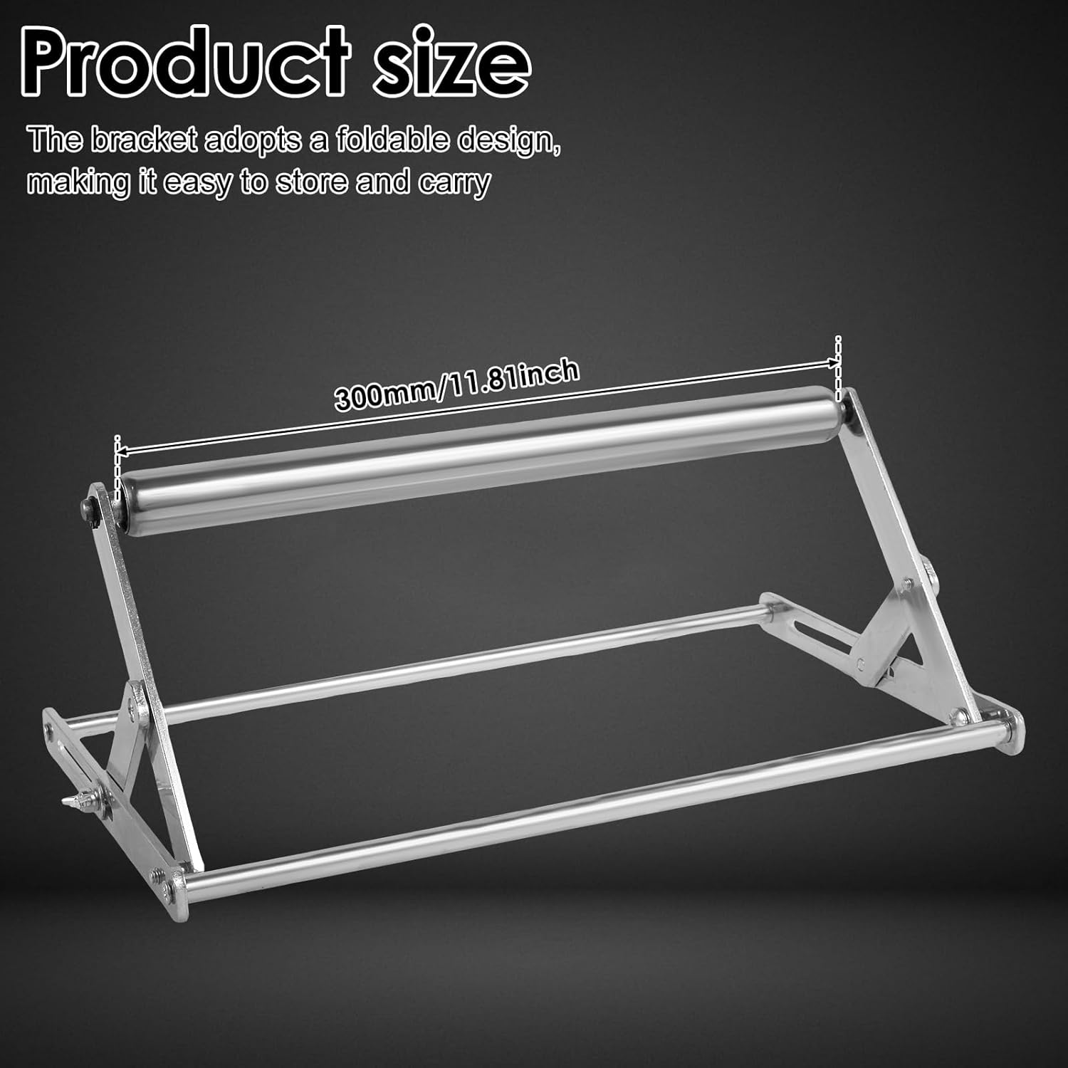 Cutting Machine Support Frame Foldable Table Saw Support Stand Adjustable Height 2.17-5.91inch Cutting Machine Material Holder Frame Cutting Machine Work Bracket for Support