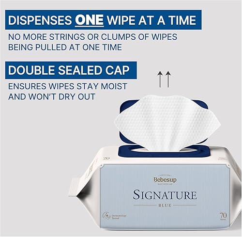 Miniatura 7 de BEBESUP - Toallitas para bebé #1 de Corea - Hipoalergénicas a base de agua, sin perfume, ultra gruesas, súper semillas extractos orgánicos a base de