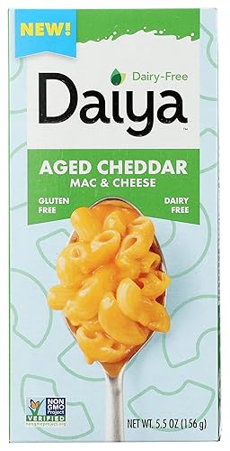 DAIYA Aged Cheddar Mac and Cheese, 5.5 OZ