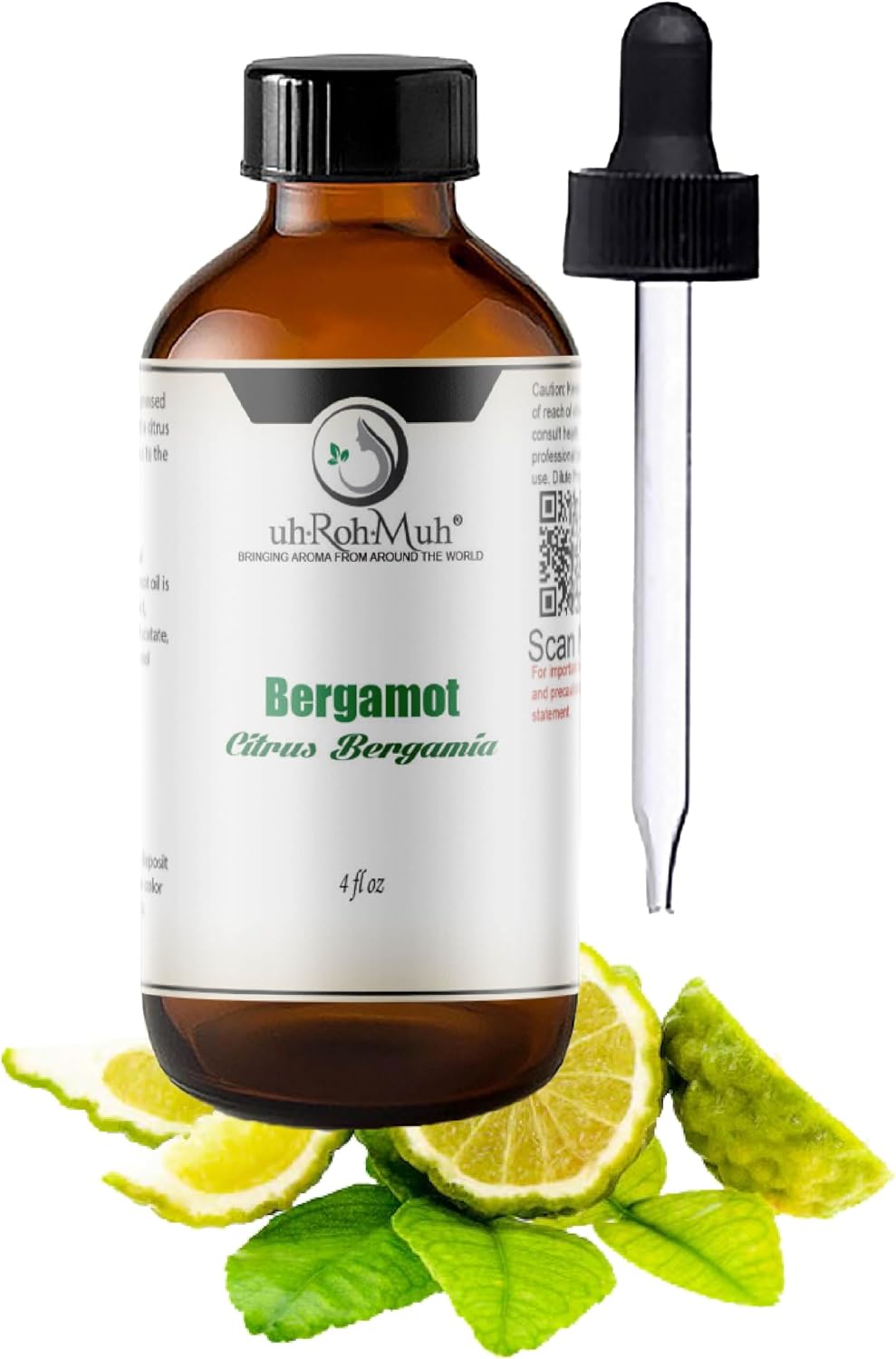 Bergamot Essential Oil – 100% Natural Pure Cold-Pressed Citrus Bergamia Oil – Fresh, Sweet, and Slightly Floral Aroma for Diffusers, Massage, Perfume Blends from Italy - (10ml)