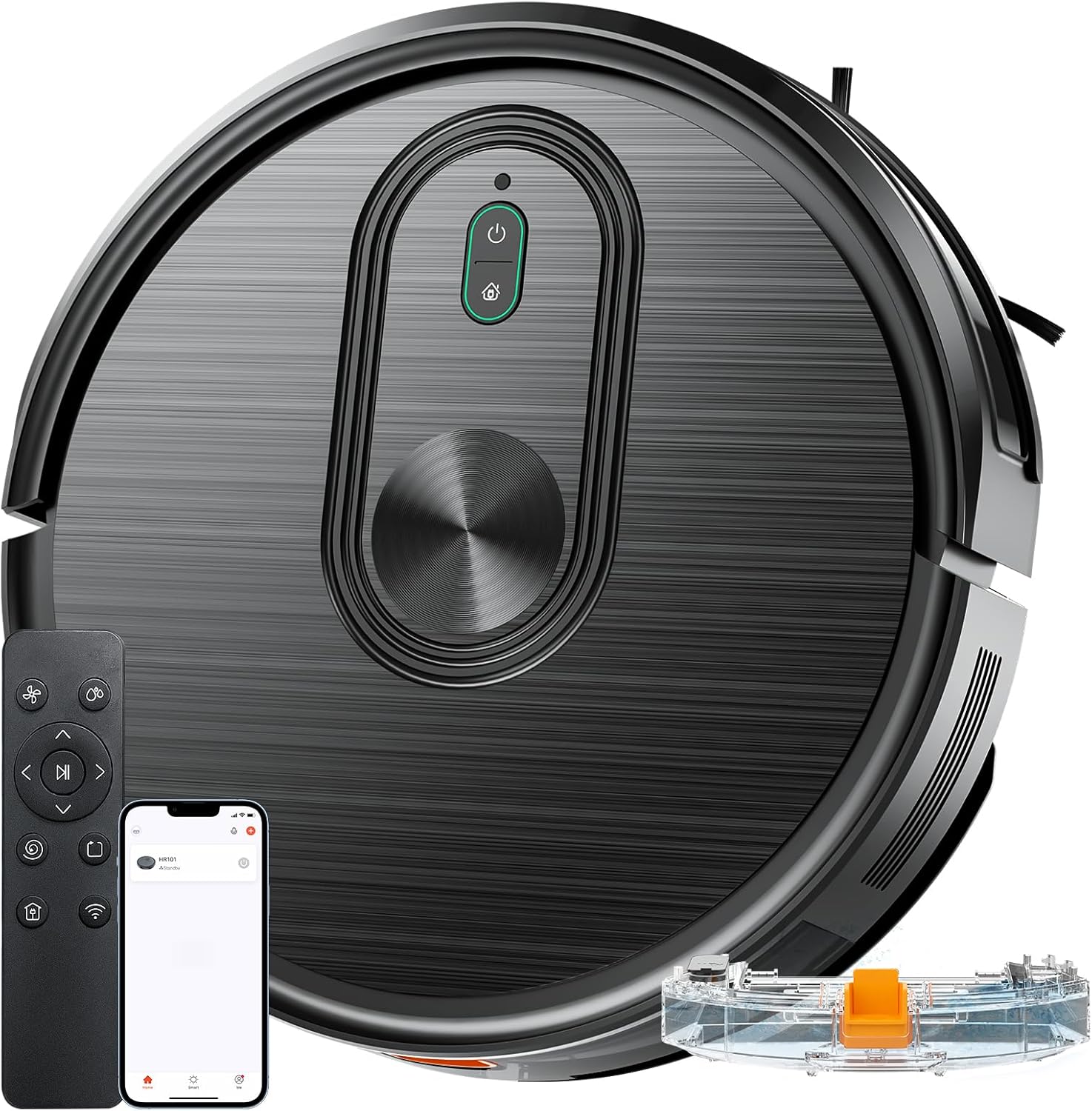 Robot Vacuum and Mop Combo, 2 in 1 Mopping Robotic Vacuum with Schedule, App/Bluetooth/Voice, Max Suction 3200Pa, Self-Charging Robot Vacuum Cleaner, Slim, Ideal for Pet Hair, Hard Floor, Carpet Robot Vacuum and Mop Combo, 2 in 1 Mopping Robotic Vacuum with Schedule, App/Bluetooth/Voice, Max Suction 3200Pa, Self-Charging Robot Vacuum Cleaner, Slim, Ideal for Pet Hair, Hard Floor, Carpet