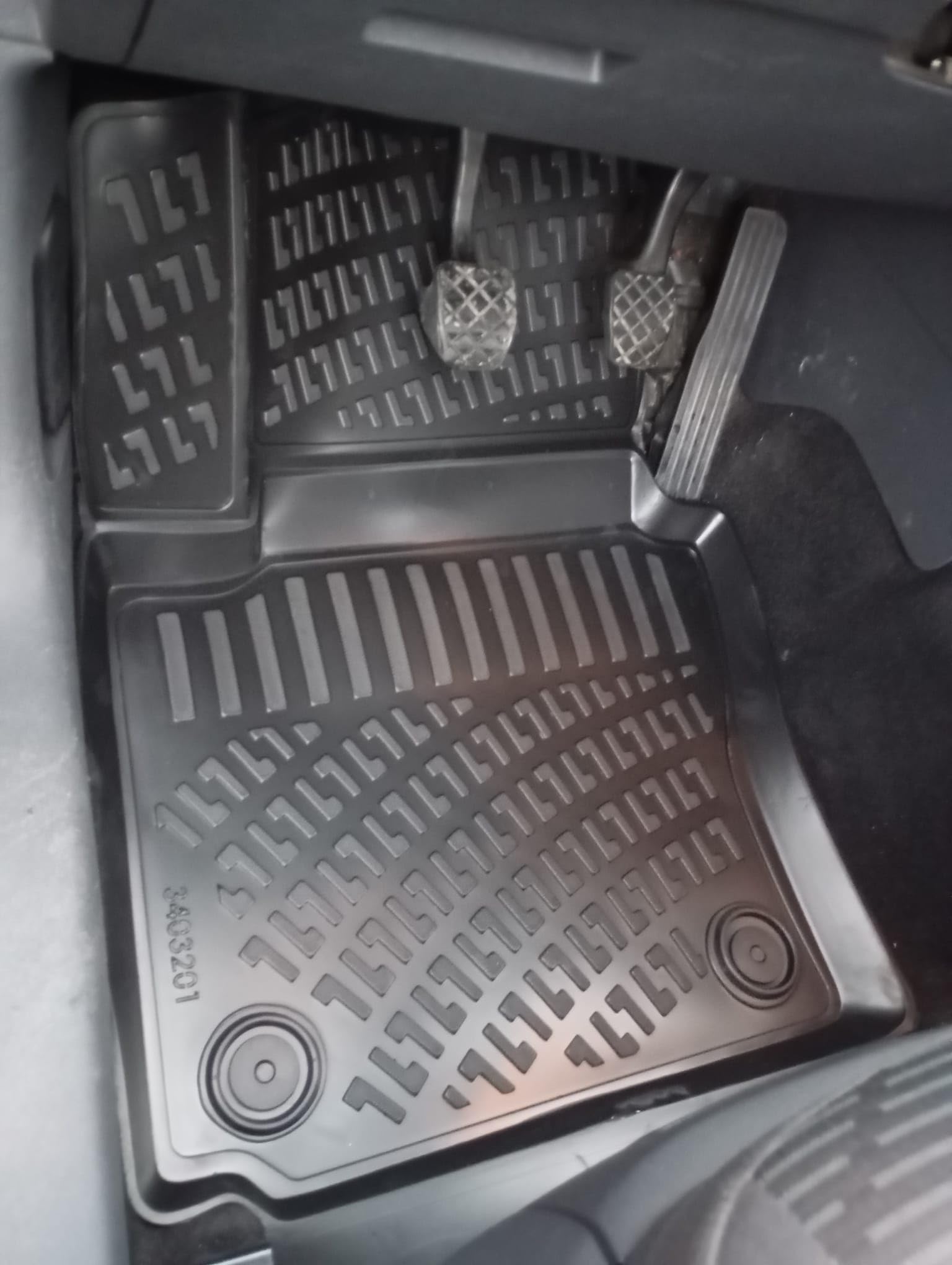 Trimak 3D Fussmatten & Kofferraumwanne für Volkswagen Caddy IV 2016-2020 | Gummimatten & Kofferraummatte aus TPE Gummi, Passgenau, Wasserdicht, Hoher Rand, Rutschfest, Leicht zu Reinigen