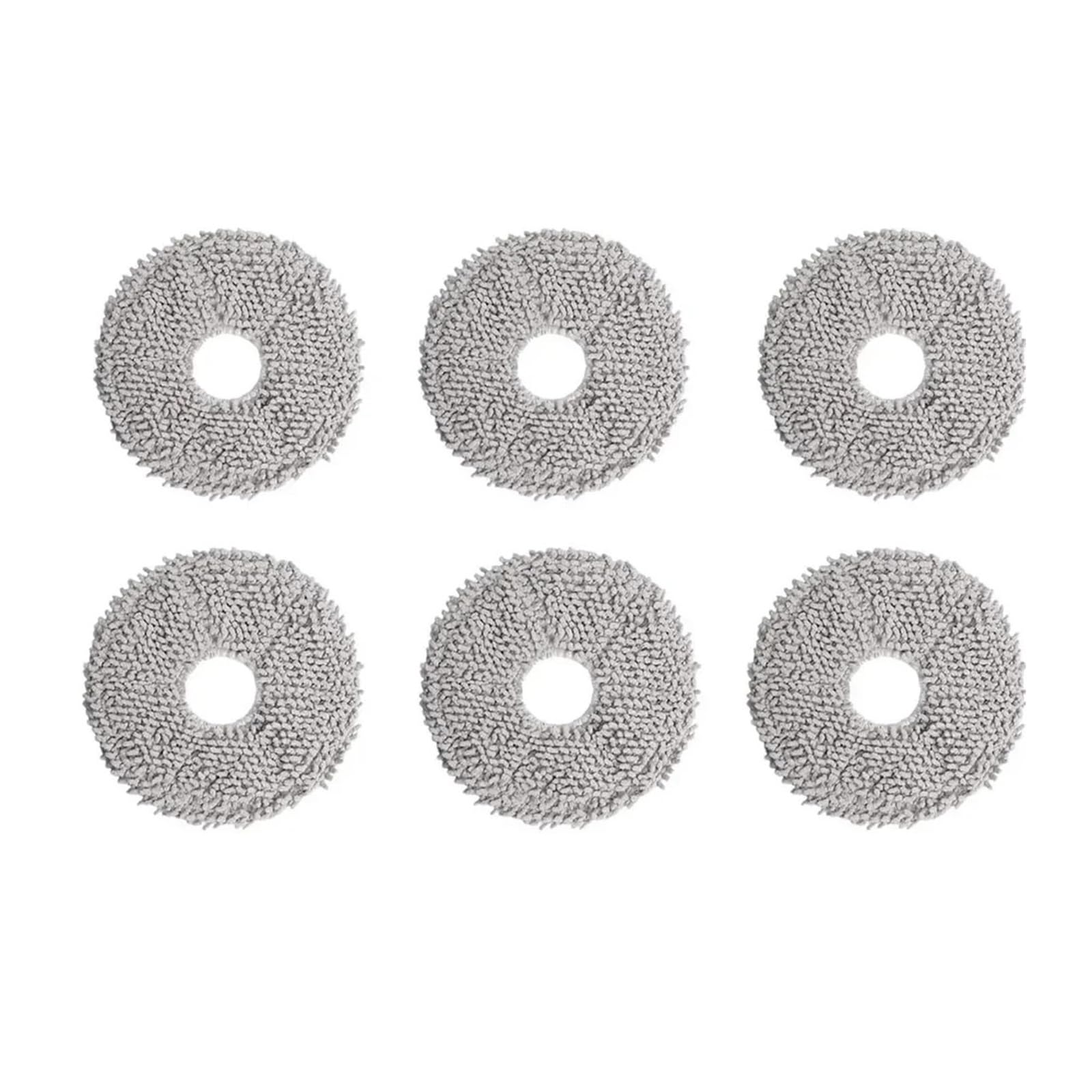 VIXWDRUTY Compatible For Xiaomi，Compatible For Omni，1S B101CN B116 C102CN X10+X20+X20 Plus X20 Max S10+S10 Plus S20 Plus Robot Vacuum Mop Cloth Part(6pcs)