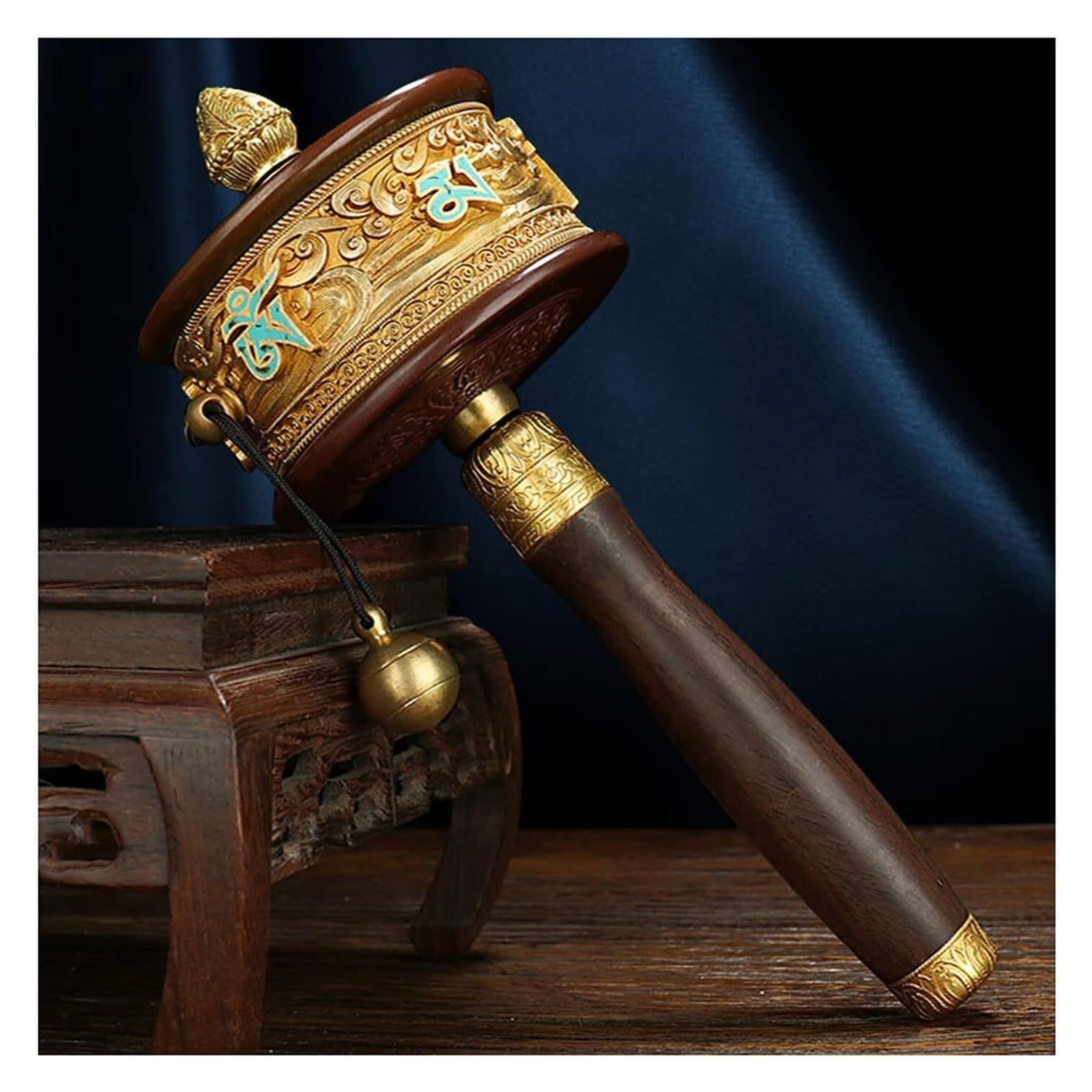 GDHKDDFL Compact portable prayer wheels, Used For Prayer, Blessing, Meditation, Healing, Relaxation, Yoga