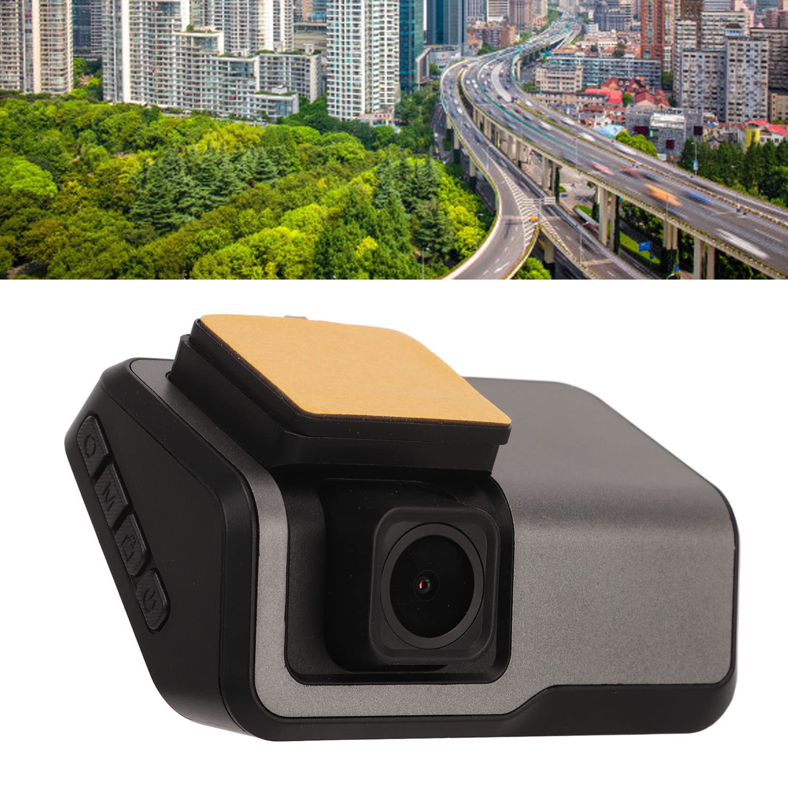 Sonew Kamera Samochodowa HD 1080P z Dwoma Obiektywami, detekcją Ruchu i Całodobowym Monitorowaniem Parkowania, 3-calowy Rejestrator z Wyświetlaczem