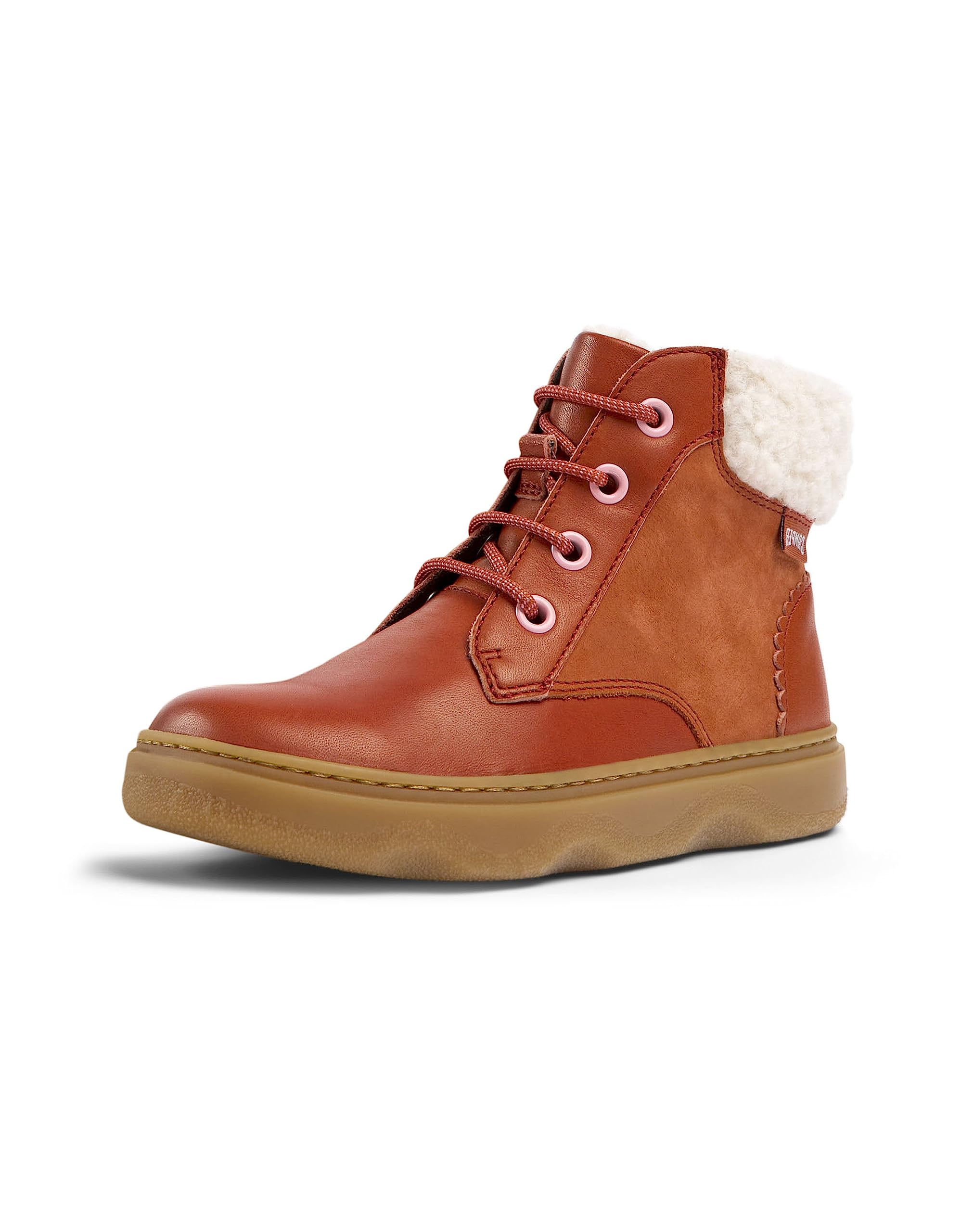 Camper Girls Kiddo K900280 Ankle Boot, Medium Red 010, 12.5 UK Child