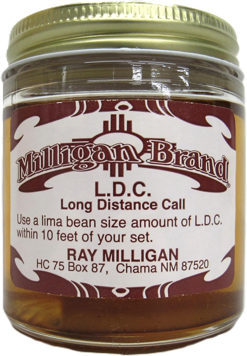 LDC - Long Distance Call Lure Skunk Essence - Milligan Brand 4 Ounce Bottle