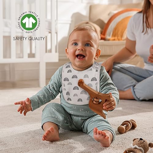 Miniatura 2 de Baberos para bebés para niños y niñas, baberos para dentición y babeo, baberos para bebé, baberos para recién nacidos