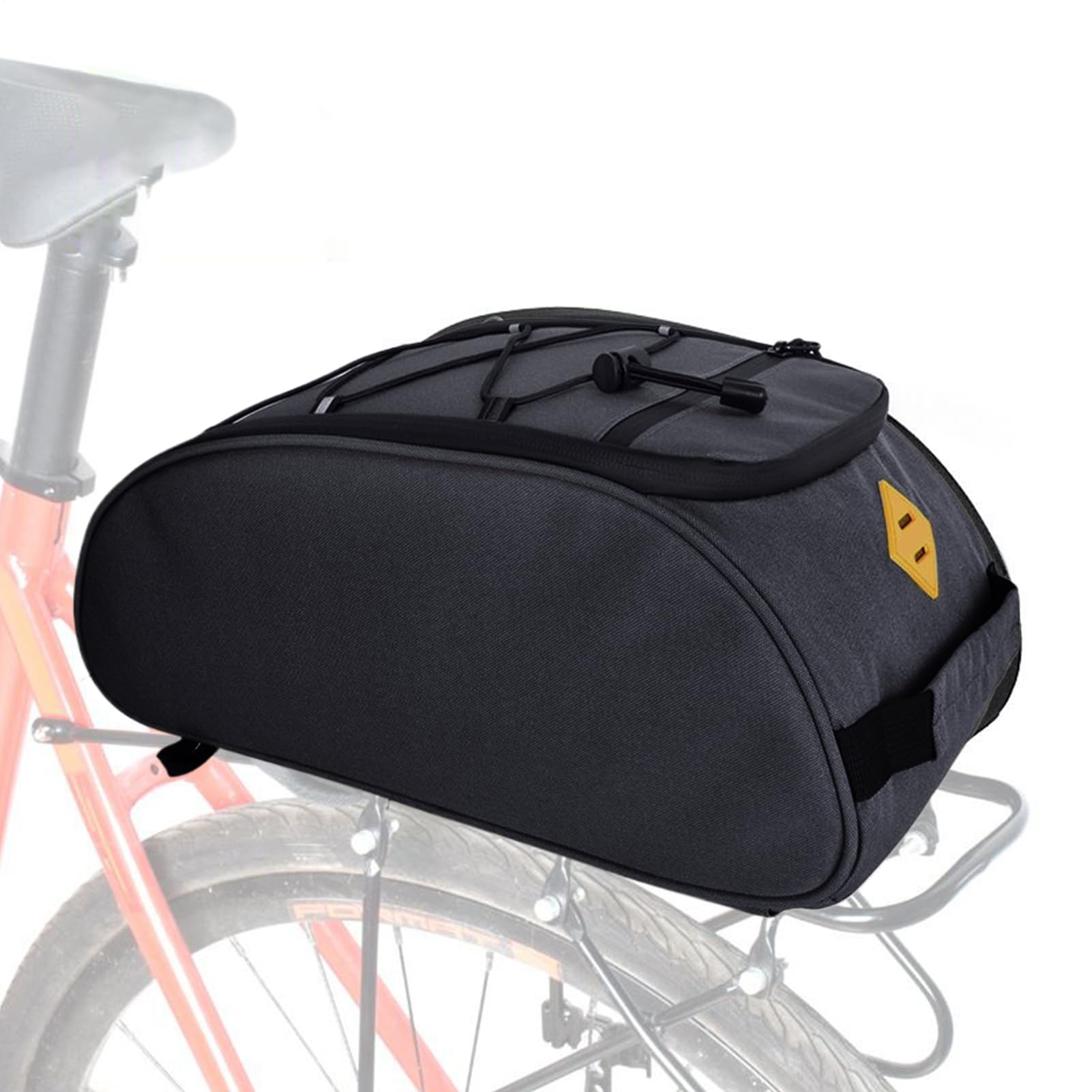 Yanayi Cycle Rear Rack Bag | Mountain Bike Rear Storage Bag | 8L Outdoor Sport Organization Container Waterproof for Water Bottle Drinks Snacks Mobile Phone Beers