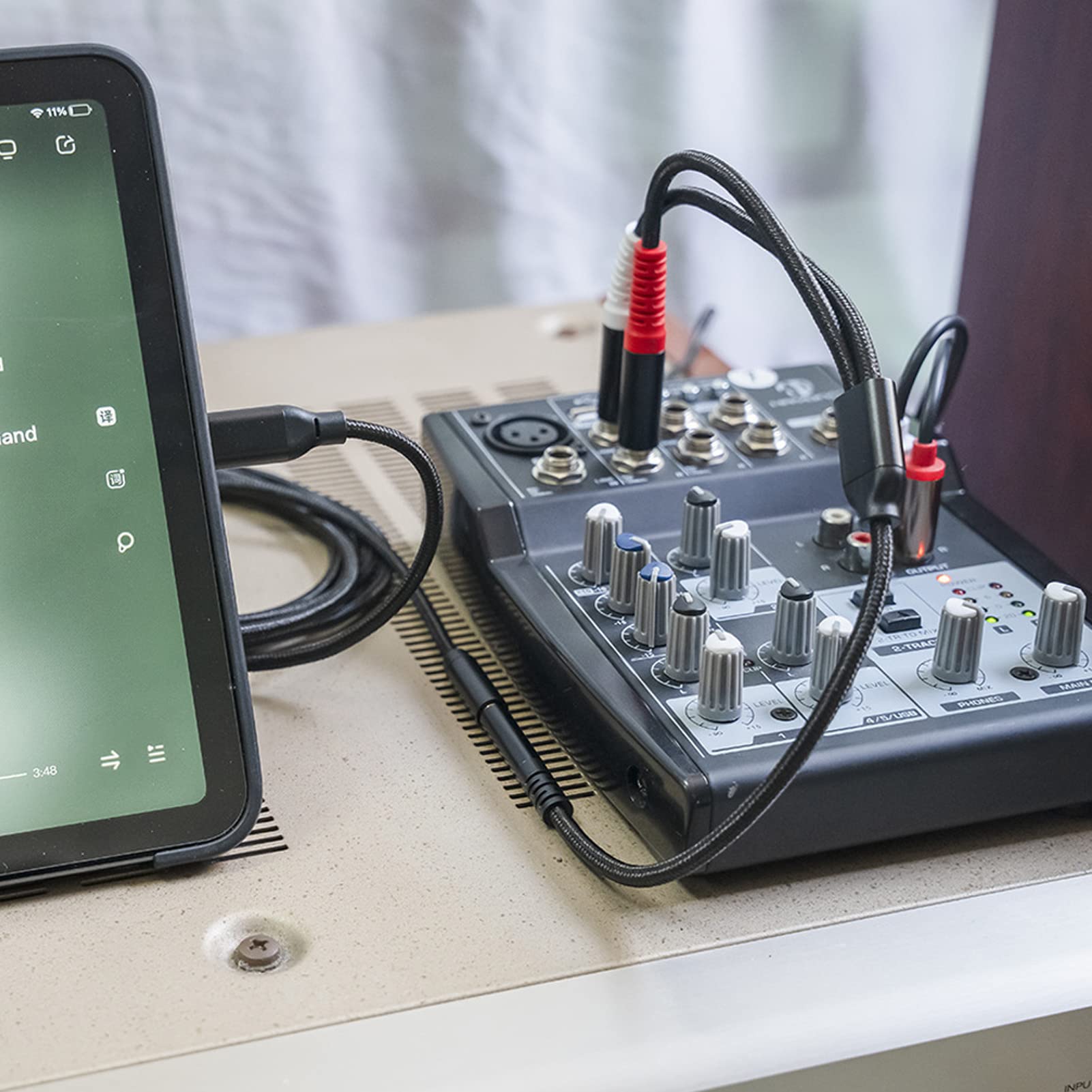 Cavo Audio Jack Da USB-C A 3,5 Mm, 2m Intrecciato In Nylon, HiFi Per Cuffie Auto E PS5 - 3