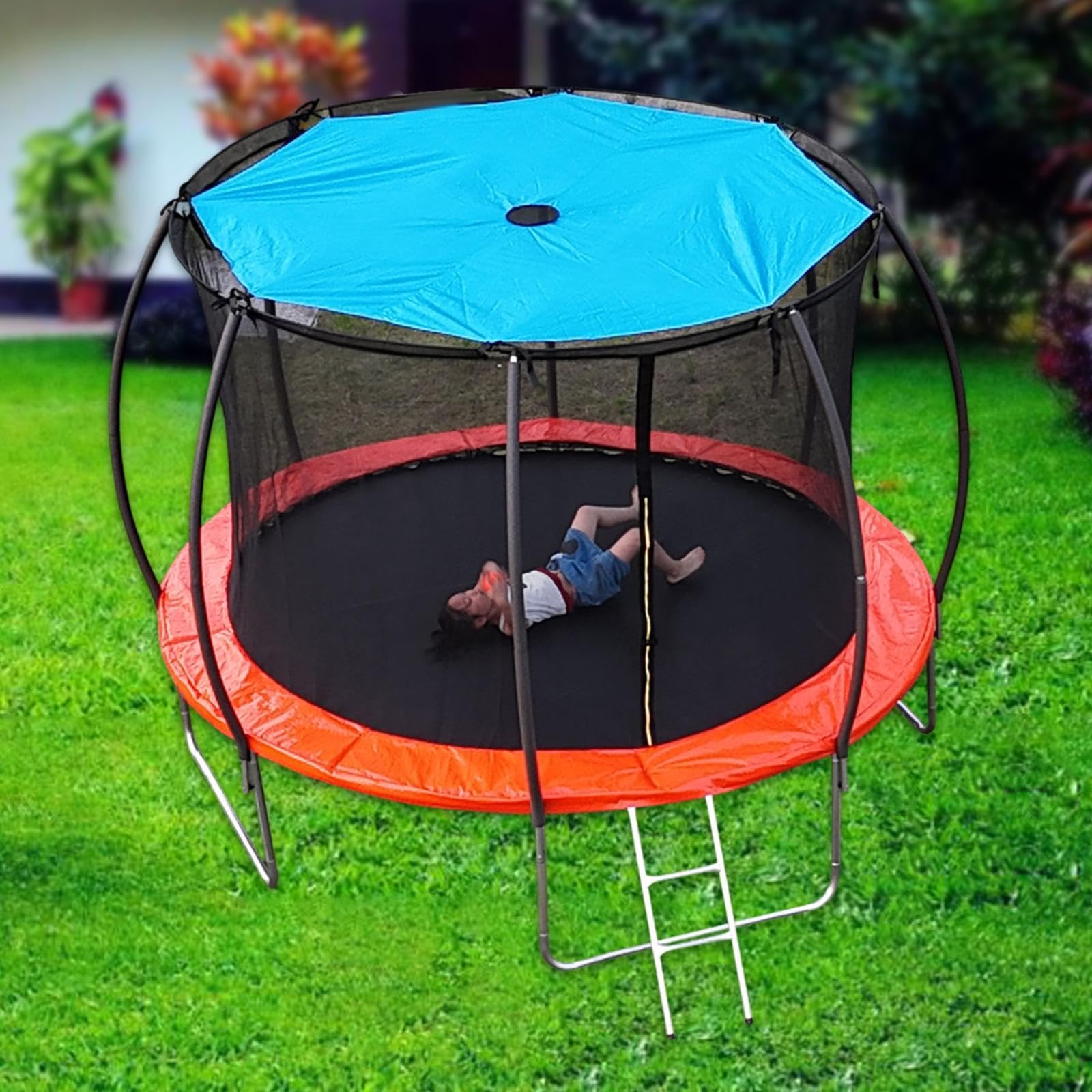 QSTDGVPW Trampoline Shade Cover Only Trampoline Awning Playground Trampoline Top Cover Trampoline Canopy, 3.66M